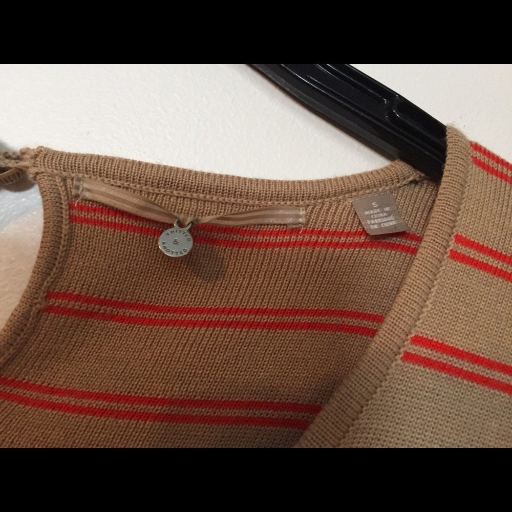 Anthropologie striped sweater dress for winter - Picture 3 of 5